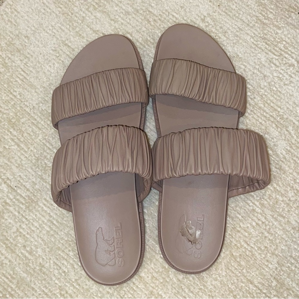 Sorel Roaming Two Strap Slide Platform Sandal, women’s 11